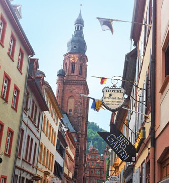 Historic city center of Heidelberg